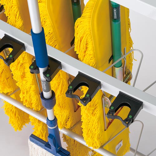 モップハンガーヘッドホールド (12本掛)