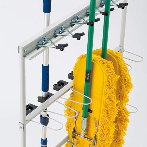 モップハンガーヘッドホールド (12本掛)