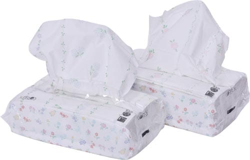 花いっぱいティシュー 200組 6個入