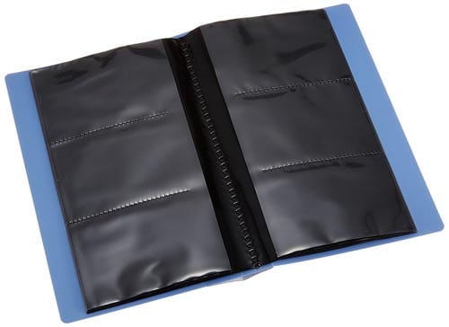 名刺ホルダー 120名用 ブルー