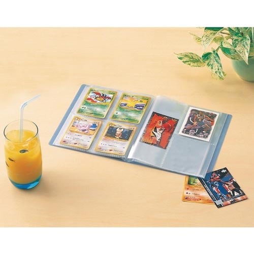 トレーディングカードホルダー タテ入れ ブルー