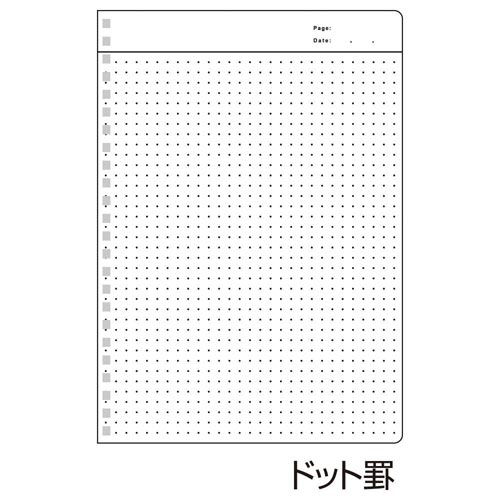 F.O.B WリングノートA5PP ドット