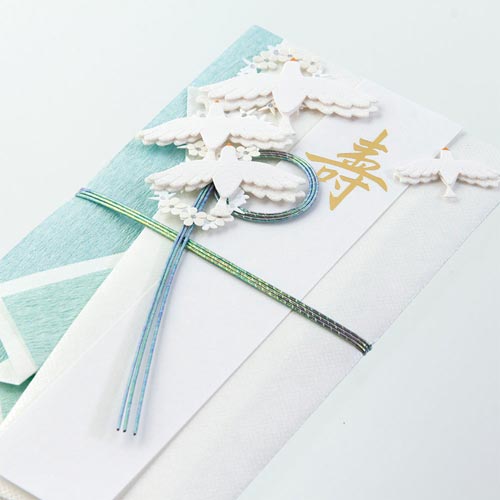 PC 金封146 結婚祝 白い鳥柄