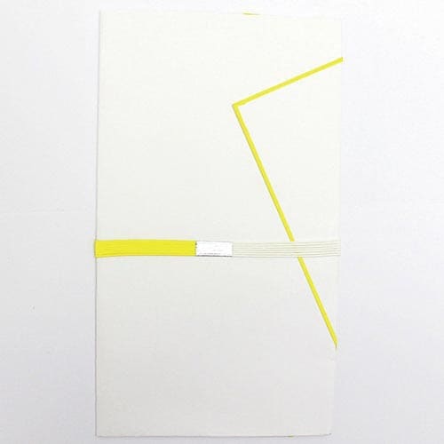 仏金封黄白7本斜折字なし