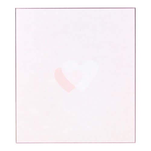 カラー色紙 シール付 ハート柄