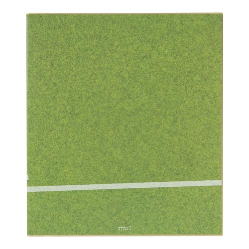 カラー色紙 二つ折り サッカー場柄