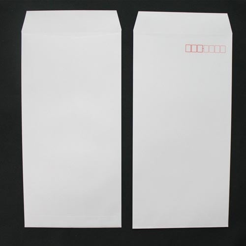 クラフト封筒 長3ホワイト 80G 20枚入×10