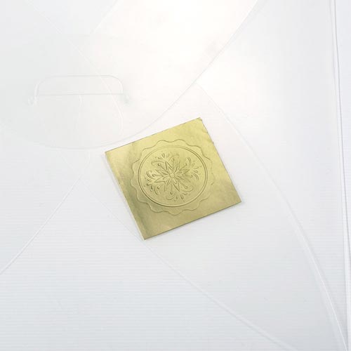 カラー色紙包み 透明