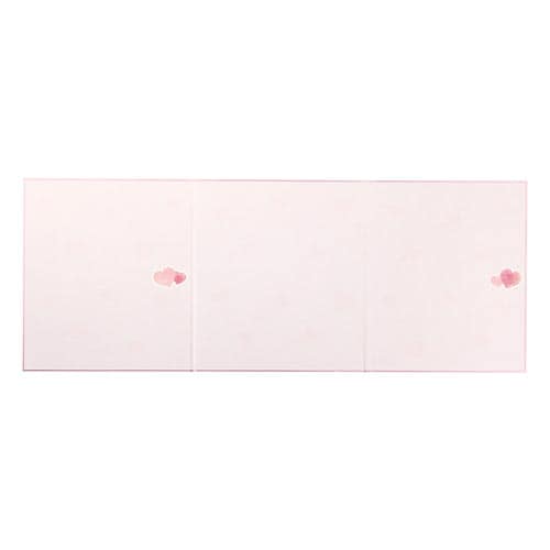 カラー色紙 三つ折り リボン ハート柄