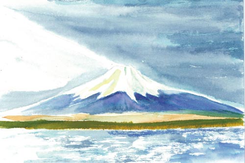 筆ペン 水彩毛筆「彩」藍色 CA200−06