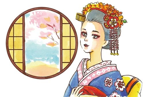 筆ペン水彩毛筆「彩」薄橙色CA200−14