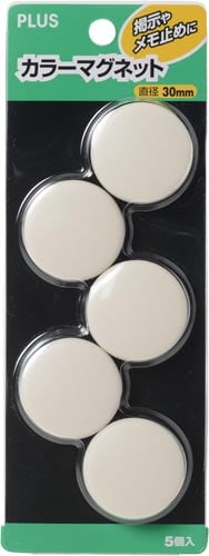 カラーマグネット ホワイト 5個×10