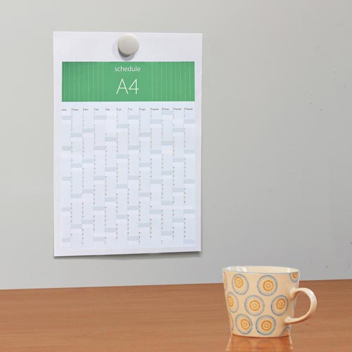 カラーマグネット ホワイト 5個×10