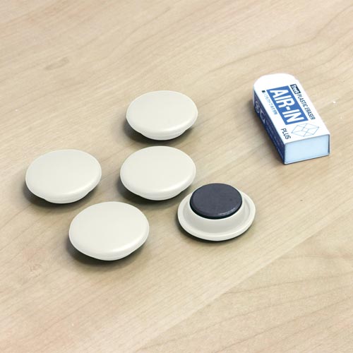 カラーマグネット ホワイト 5個×10