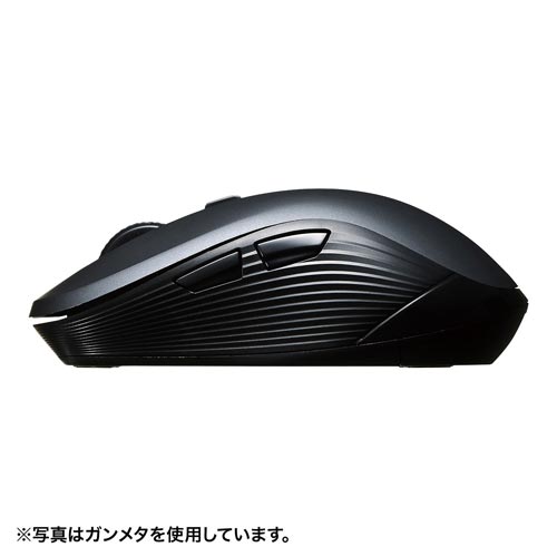 無線5ボタンブルーLEDマウス レッド