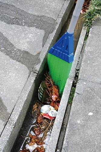 アクト6 化繊ほうき極太 長柄