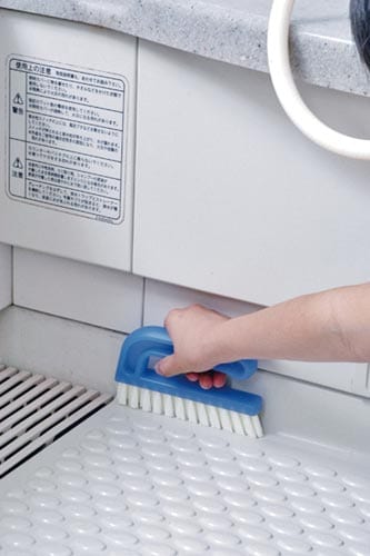 TK タイル目地ブラシ クリアブルー