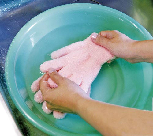 おそうじ手袋 ピンク