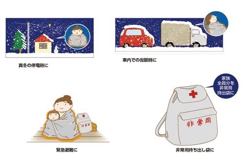 TK アルミ防寒ブランケット