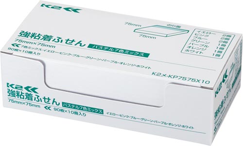 コクヨ 強粘着ふせん Ｋ２ ７５×７５ｍｍ｜カウネット