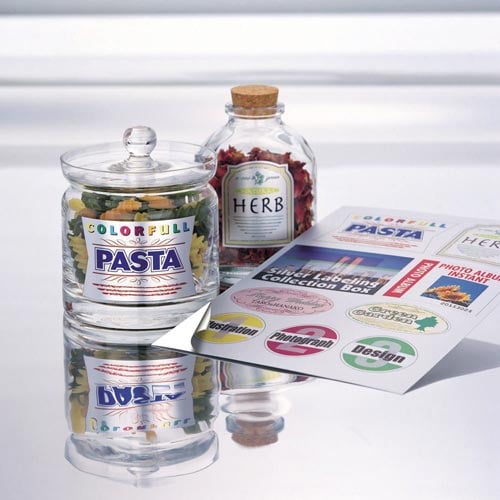 フィルムラベル シルバーツヤ消しIJP1面5枚