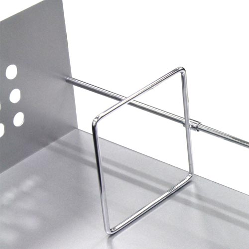 ブックスタンド シルバー