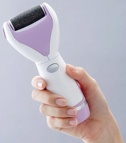 電動角質リムーバー 化粧箱使用