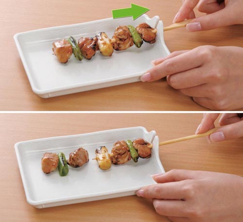 なにわのエジソンの串焼き皿 2枚入り