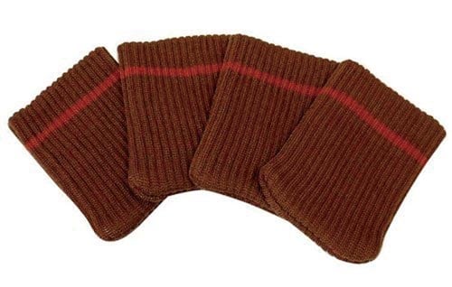 キズつきにくいテーブル脚カバー ブラウン