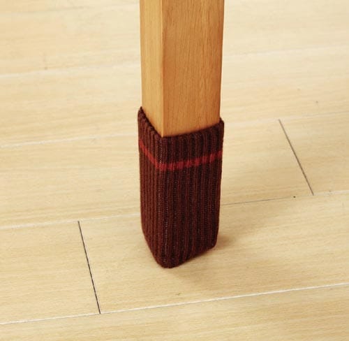 キズつきにくいテーブル脚カバー ブラウン