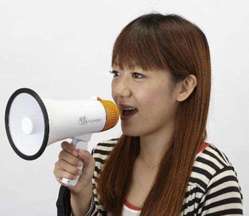 録音できるハンドメガホン