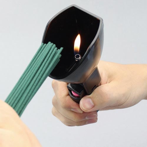 軽着火風防ライター補助具