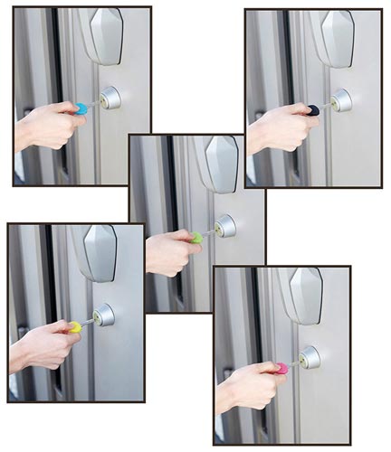 シリコンキーカバー 5個入