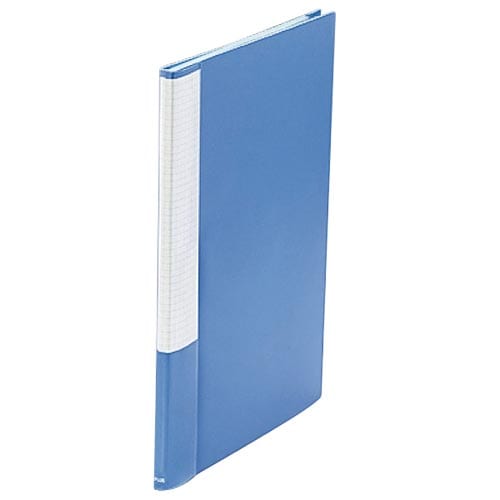 クリアーファイルエコノミー10PA4縦ブルー×5