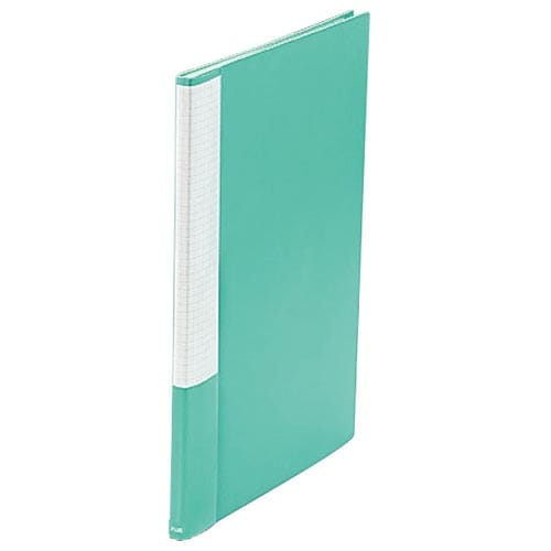 クリアーファイルエコノミー10PA4縦グリーン×5