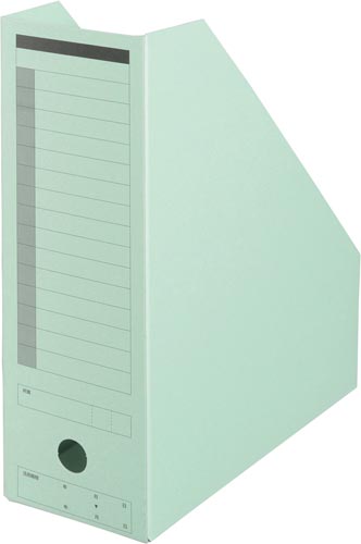 ボックスファイルA4縦背幅100mmブルー×5