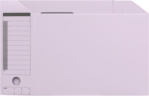 ボックスFA4横背幅100mmバイオレット×5