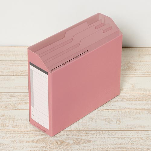 持ち出しフォルダーA4横 ピンク×10