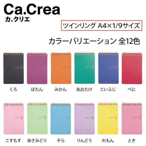 カクリエツインリングA4 1/9サイズ そら×10