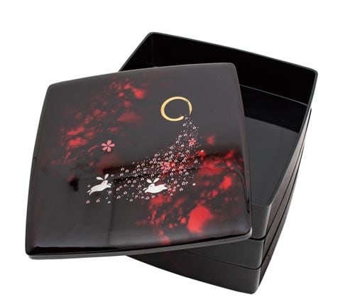 三段重 べっ甲桜うさぎ