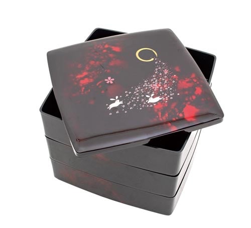 三段重 べっ甲桜うさぎ