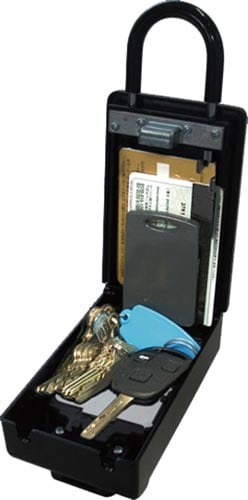 ボタン式キーストック ブラック