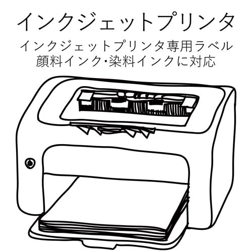 DIYラベル はがき 円11面 ナチュラル 33枚