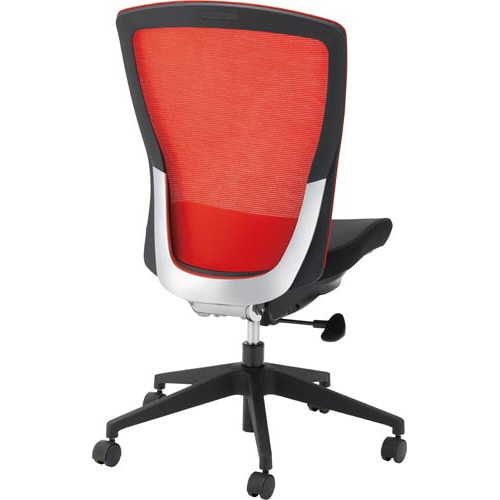 ラフィナートネット2チェア 可動肘付 レッド