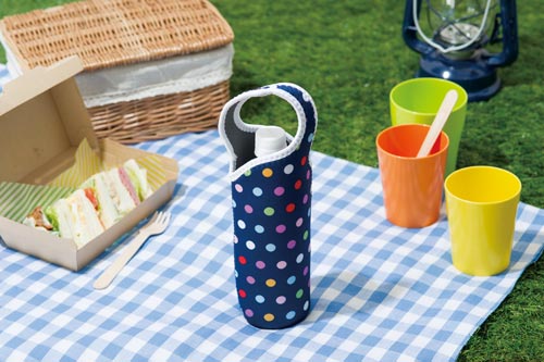 TONE ボトルカバー NAVY DOT