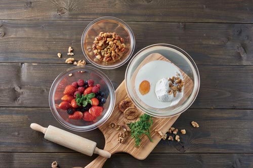 耐熱ガラス製ボウルニコセット