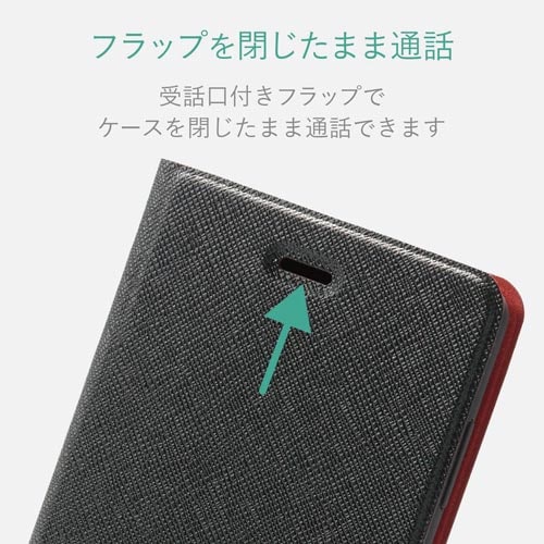 XperiaXZ2プレミアム用レザーケース BK