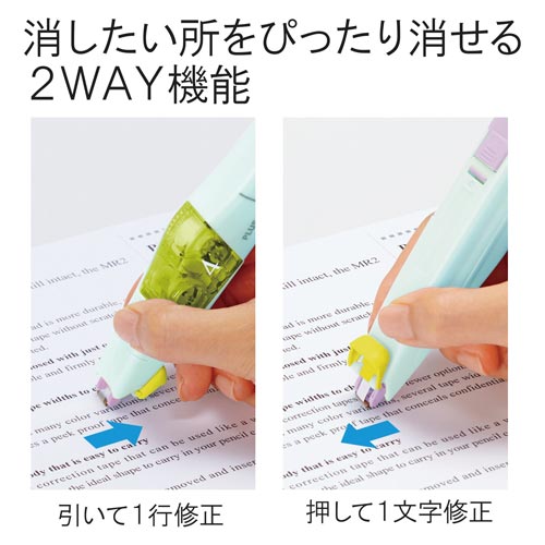 ホワイパーPT 本体4mm幅 ペールグリーン×10