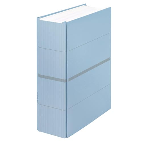 背幅伸縮FセノバスA4縦3冊+替え表紙1枚 ブルー