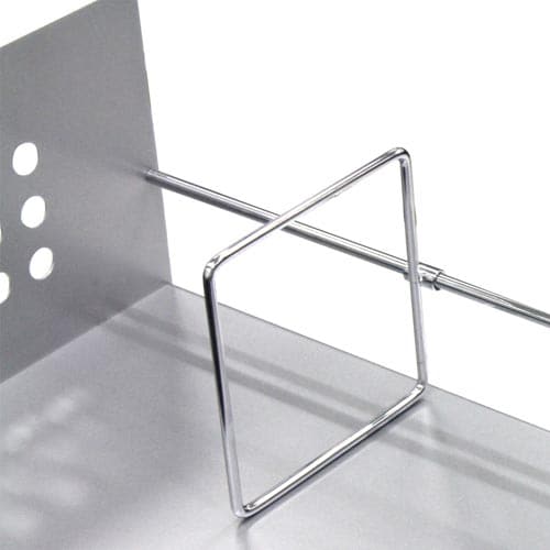 ブックスタンド L型 シルバー